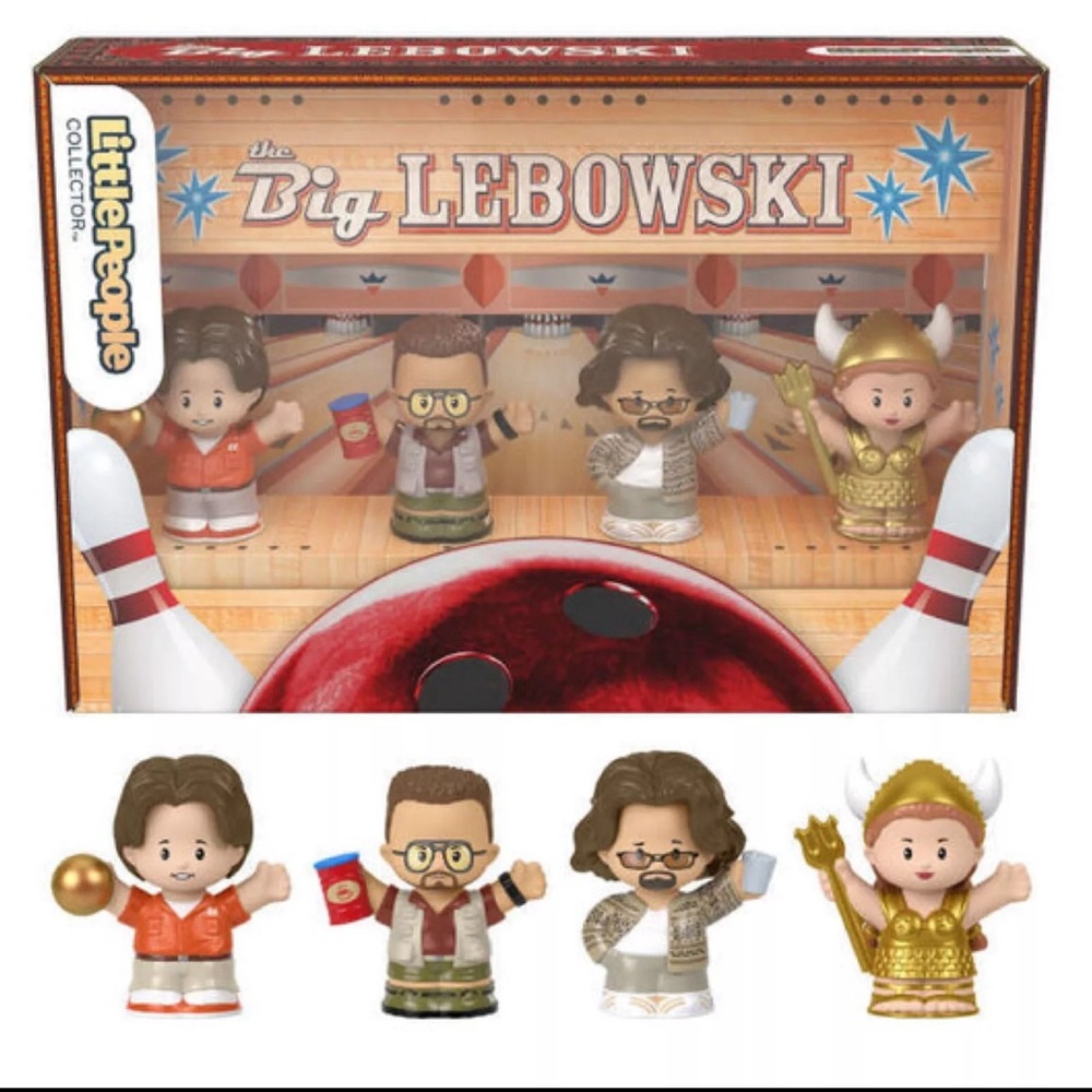 Little People Collector The Big Lebowski Movie Special Edition Set 4 Figures NEW